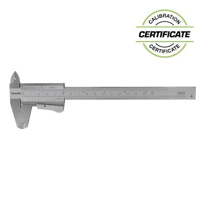 Skydelære med klemlås 0-150x0,05 mm med kæbelængde 40 mm (inkl. certifikat)